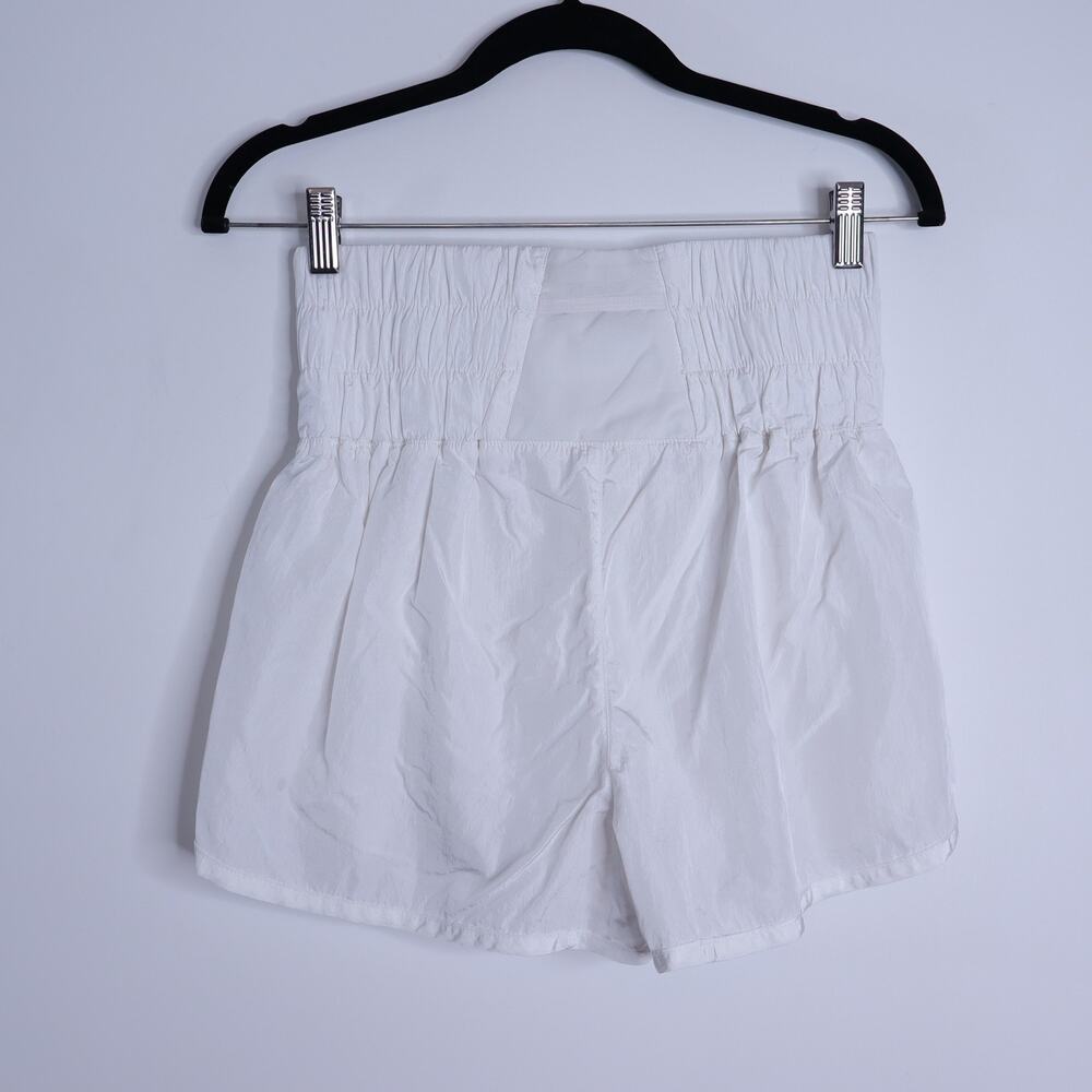 FP MOVEMENT The Way Home Shorts White Lined Running Active Women's M - Picture 3 of 12